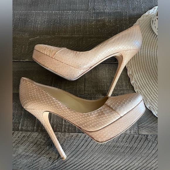 Jimmy Choo python 
Leather Pumps - Picture 12 of 13